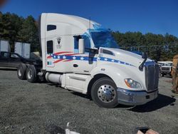 Salvage trucks for sale at Shreveport, LA auction: 2018 Kenworth Construction T680