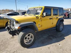 Salvage cars for sale from Copart Indianapolis, IN: 2019 Jeep Wrangler Unlimited Sport