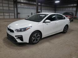 Salvage cars for sale at Des Moines, IA auction: 2020 KIA Forte FE
