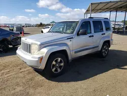 Salvage cars for sale at San Diego, CA auction: 2008 Jeep Liberty Sport