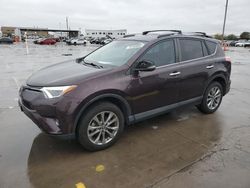 Salvage cars for sale at Grand Prairie, TX auction: 2017 Toyota Rav4 Limited