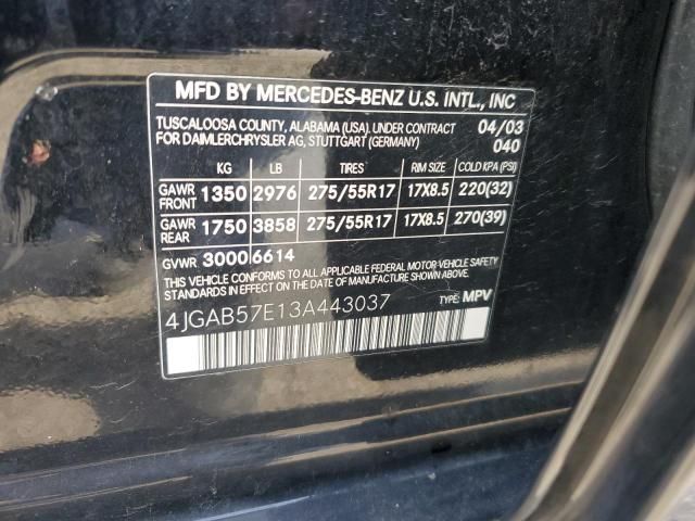 2003 Mercedes-Benz ML 350