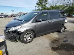 Salvage cars for sale from Copart Lexington, KY: 2015 Toyota Sienna XLE