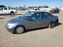 Salvage cars for sale from Copart Bakersfield, CA: 2005 Honda Civic LX