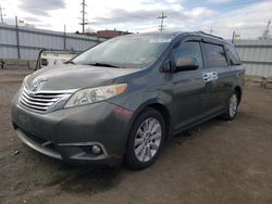 Toyota salvage cars for sale: 2011 Toyota Sienna XLE