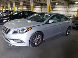 Salvage cars for sale at Woodburn, OR auction: 2015 Hyundai Sonata SE