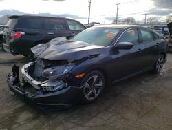 Salvage cars for sale from Copart Chicago Heights, IL: 2019 Honda Civic LX