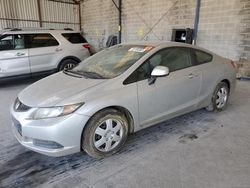 Salvage cars for sale from Copart Cartersville, GA: 2013 Honda Civic LX