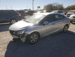 Salvage cars for sale at Oklahoma City, OK auction: 2017 Chevrolet Cruze LS