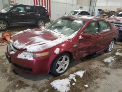 Salvage cars for sale at Mcfarland, WI auction: 2006 Acura 3.2TL