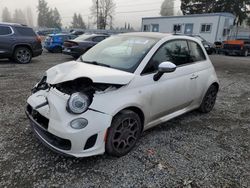 Salvage cars for sale from Copart Graham, WA: 2018 Fiat 500 Lounge