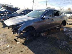 Salvage cars for sale at Chicago Heights, IL auction: 2017 Infiniti Q50 RED Sport 400