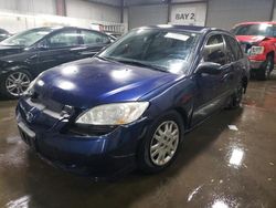 Honda salvage cars for sale: 2004 Honda Civic LX