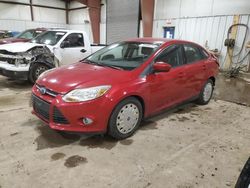 Salvage cars for sale at Lansing, MI auction: 2012 Ford Focus SE