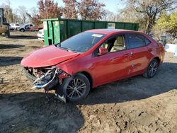 Vehiculos salvage en venta de Copart Baltimore, MD: 2016 Toyota Corolla L