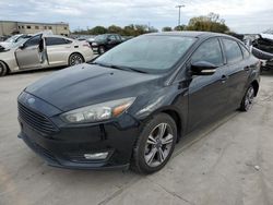 Salvage cars for sale from Copart Wilmer, TX: 2017 Ford Focus SE
