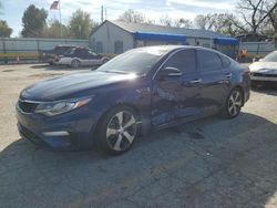 Salvage cars for sale at Wichita, KS auction: 2019 KIA Optima LX