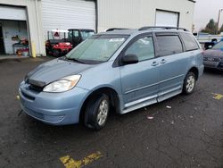 Salvage cars for sale at Woodburn, OR auction: 2004 Toyota Sienna CE