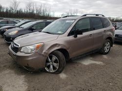 Vehiculos salvage en venta de Copart Leroy, NY: 2015 Subaru Forester 2.5I Premium