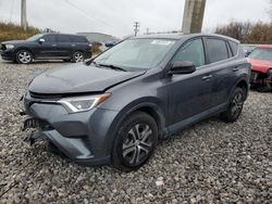 Salvage cars for sale at Wayland, MI auction: 2018 Toyota Rav4 LE