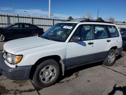 Subaru Forester L salvage cars for sale: 1999 Subaru Forester L