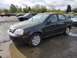 Salvage cars for sale from Copart Portland, OR: 2008 Suzuki Forenza Base
