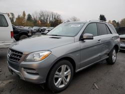 Salvage cars for sale at Portland, OR auction: 2012 Mercedes-Benz ML 350 Bluetec