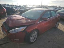 Salvage cars for sale at Indianapolis, IN auction: 2018 Ford Focus Titanium