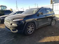 Salvage cars for sale at Chicago Heights, IL auction: 2018 Jeep Cherokee Latitude