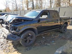 Dodge 1500 salvage cars for sale: 2020 Dodge RAM 1500 Classic Warlock