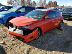 Hyundai Veloster Base salvage cars for sale: 2019 Hyundai Veloster Base