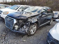 Salvage cars for sale at Marlboro, NY auction: 2018 Audi Q7 Premium Plus