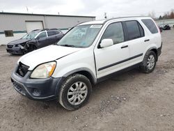 Salvage cars for sale at Leroy, NY auction: 2006 Honda CR-V EX