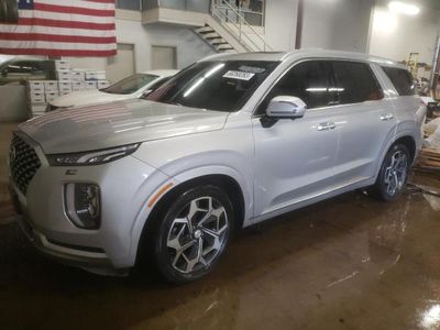 Salvage cars for sale from Copart New Britain, CT: 2021 Hyundai Palisade Calligraphy