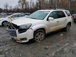 Salvage cars for sale from Copart Waldorf, MD: 2014 GMC Acadia SLT-1