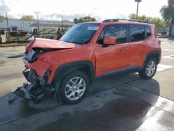 Salvage cars for sale at Sacramento, CA auction: 2016 Jeep Renegade Latitude