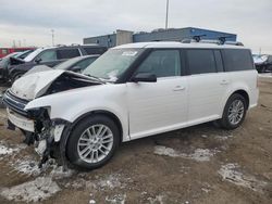 Salvage cars for sale at Woodhaven, MI auction: 2014 Ford Flex SEL