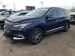 Salvage cars for sale at Dyer, IN auction: 2019 Infiniti QX60 Luxe