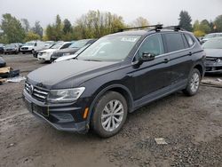 Salvage cars for sale from Copart Portland, OR: 2019 Volkswagen Tiguan SE