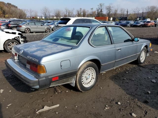 1987 BMW 635 CSI Automatic L6