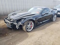 Salvage cars for sale from Copart San Martin, CA: 2017 Chevrolet Corvette Z06 3LZ