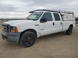 Ford F350 salvage cars for sale: 2007 Ford F350 SRW Super Duty