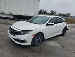 Salvage cars for sale from Copart Orlando, FL: 2019 Honda Civic EX