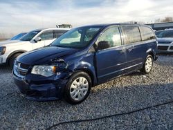 Salvage cars for sale at Wayland, MI auction: 2015 Dodge Grand Caravan SE