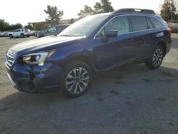 Vehiculos salvage en venta de Copart San Martin, CA: 2017 Subaru Outback 2.5I Limited