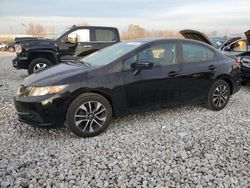 Salvage cars for sale at Wayland, MI auction: 2015 Honda Civic EX