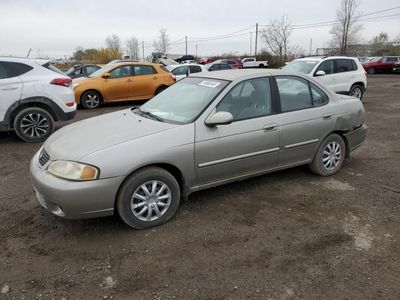 Salvage cars for sale from Copart Montreal Est, QC: 2001 Nissan Sentra XE
