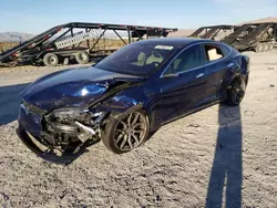 Salvage cars for sale at North Las Vegas, NV auction: 2017 Tesla Model S