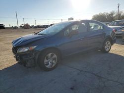 Salvage cars for sale at Oklahoma City, OK auction: 2014 Honda Civic LX