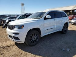 Salvage cars for sale from Copart Phoenix, AZ: 2018 Jeep Grand Cherokee Overland